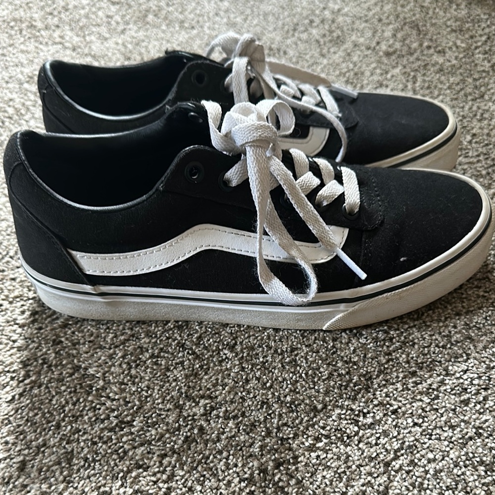 Vans Black and White Classic Sneakers